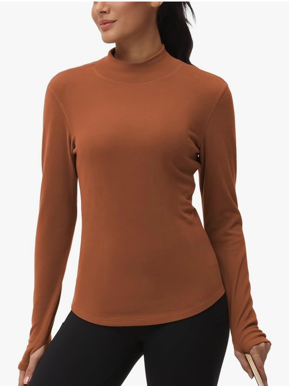 🛍️🛍️🛍️3 Shirts Included THE GYM PEOPLE Fleece Mock Turtleneck Pullovers 3 Colors - Picture 8 of 15
